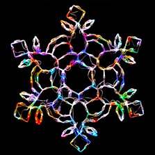 Image of 30" Dynamic RGBWW Hexagonal Snowflake